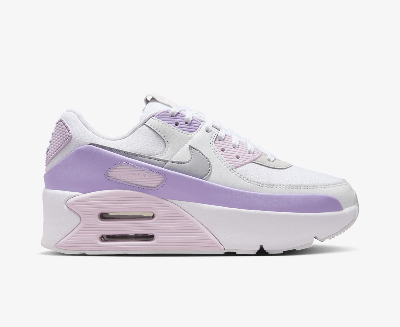 Nike - NIKE AIR MAX 90 LV8 WHITE/WOLF GREY-HYDRANGEAS-SUMMIT WHITE