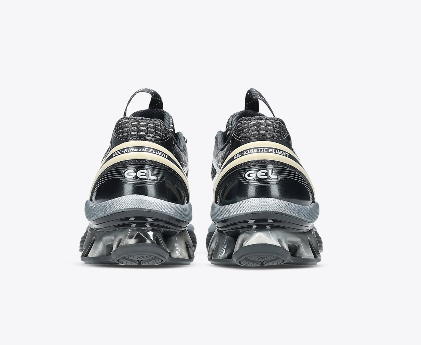 靴 US6-S GEL-KINETIC FLUENT BLACK Vanilla ASICS - Asics Gel-Kinetic Fluent Black/Vanilla | Buy Men's