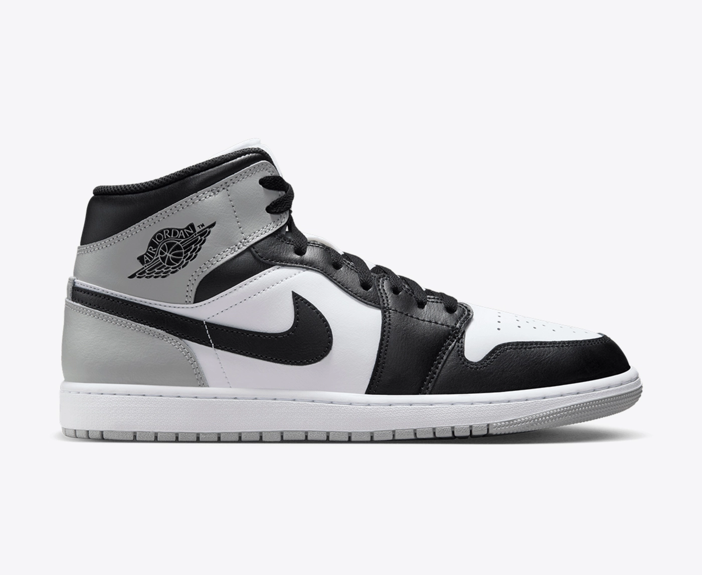 Nike GS Air Jordan 1 Mid White/Black 25㎝ jordan-air-jordan-1-mid-