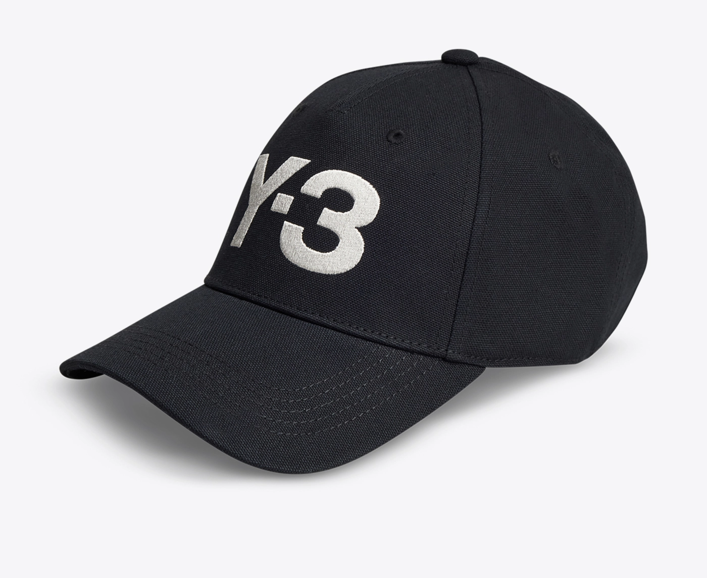 andwang Tweed Classical Logo Cap black Y-3 - CLASSIC LOGO CAP