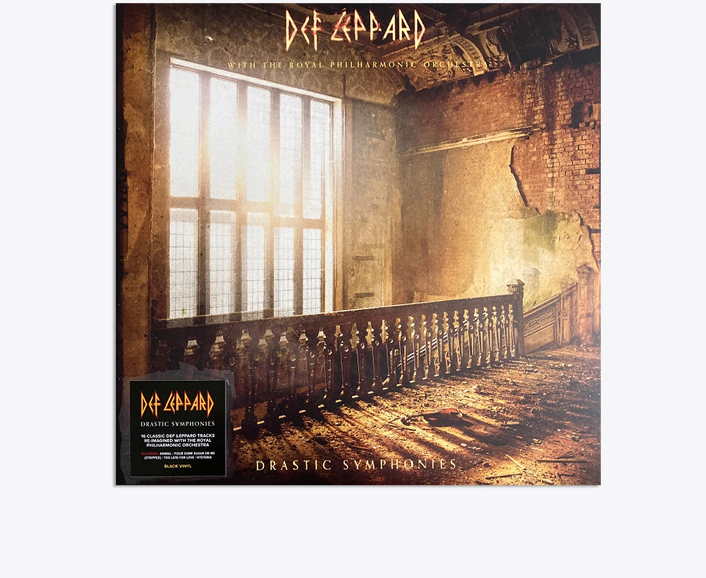 欧2LP Def Leppard,  Philharmoni Drastic Symphonies 00602445663392 Universal Music Reco /00520 Def Leppard with The Royal Philharmonic Orchestra – Drastic