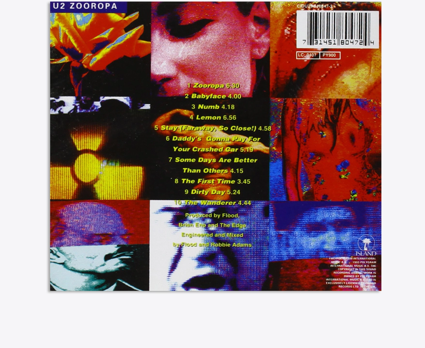 Universal - ZOOROPA- U2 - VegNonVeg