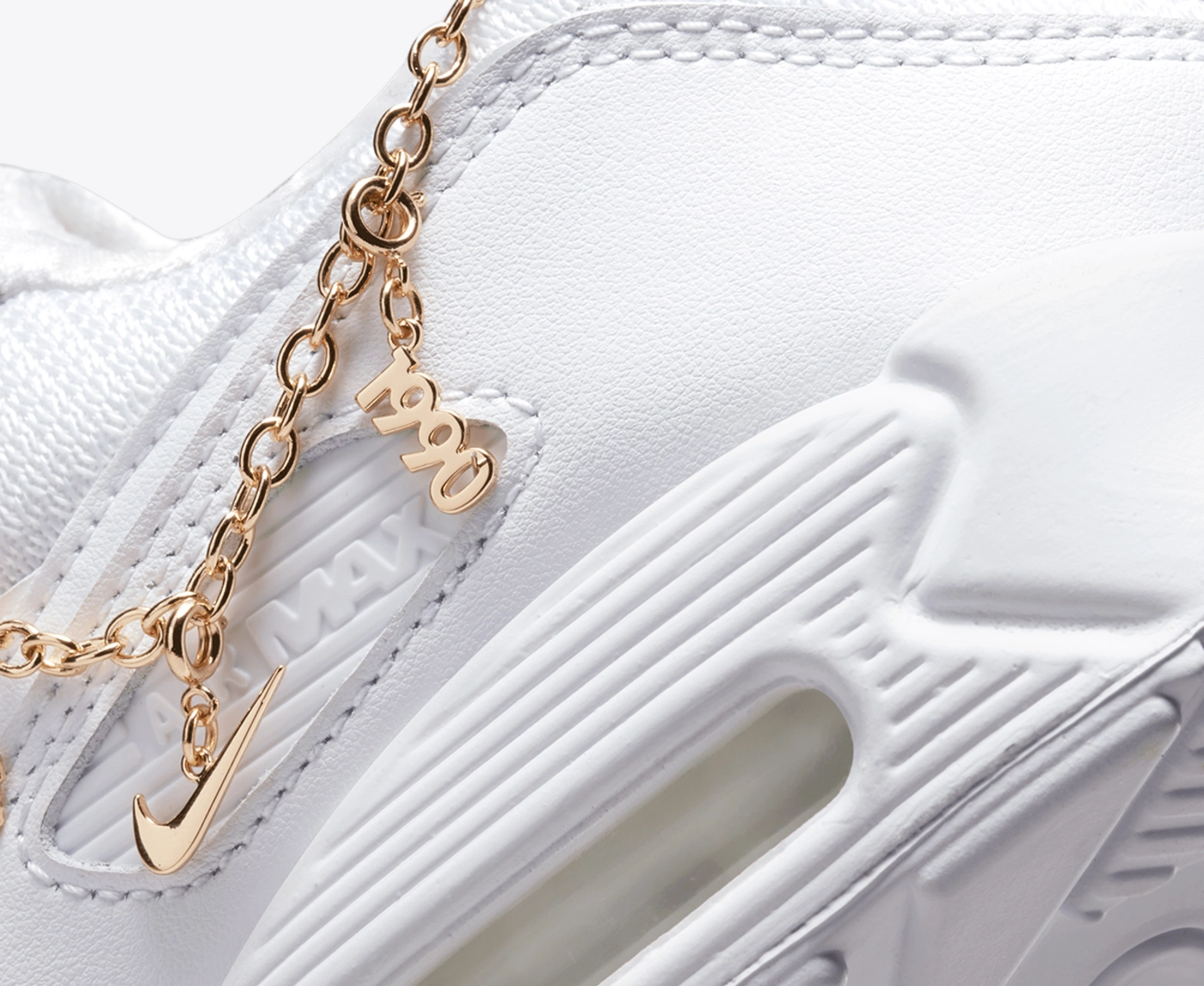 nike air max 90 gold chain