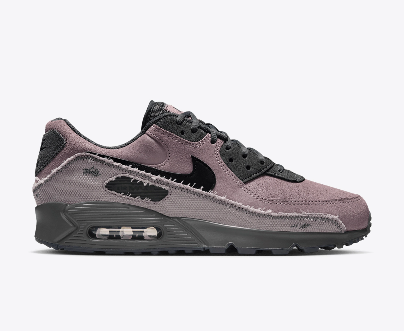 air max 90 grey and black