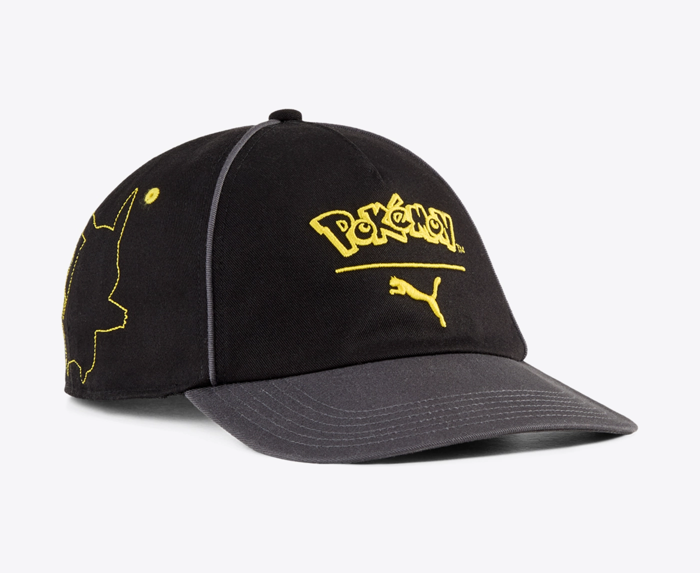 帽子 PUMA X POKEMON DAD CAP BLACK-STRONG GRAY Puma - X POKEMON DAD CAP - VegNonVeg