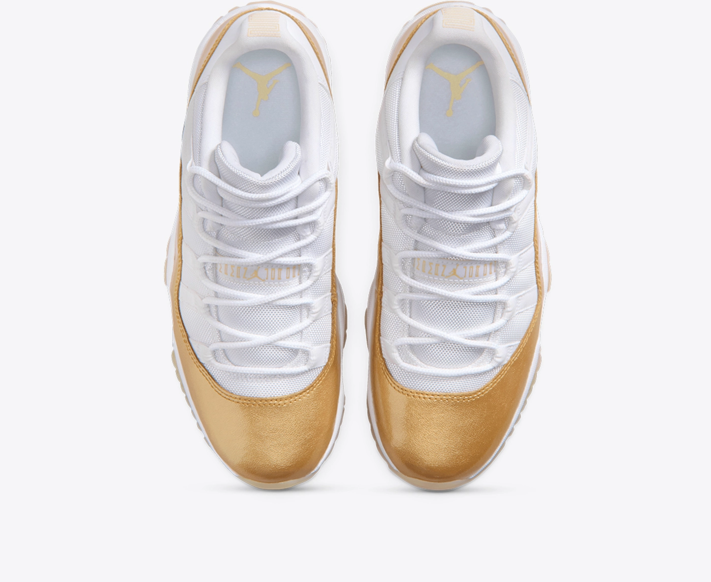 Nike Air Jordan 11 Retro Low ホワイト/ゴールド Jordan - AIR JORDAN 11 RETRO LOW - VegNonVeg