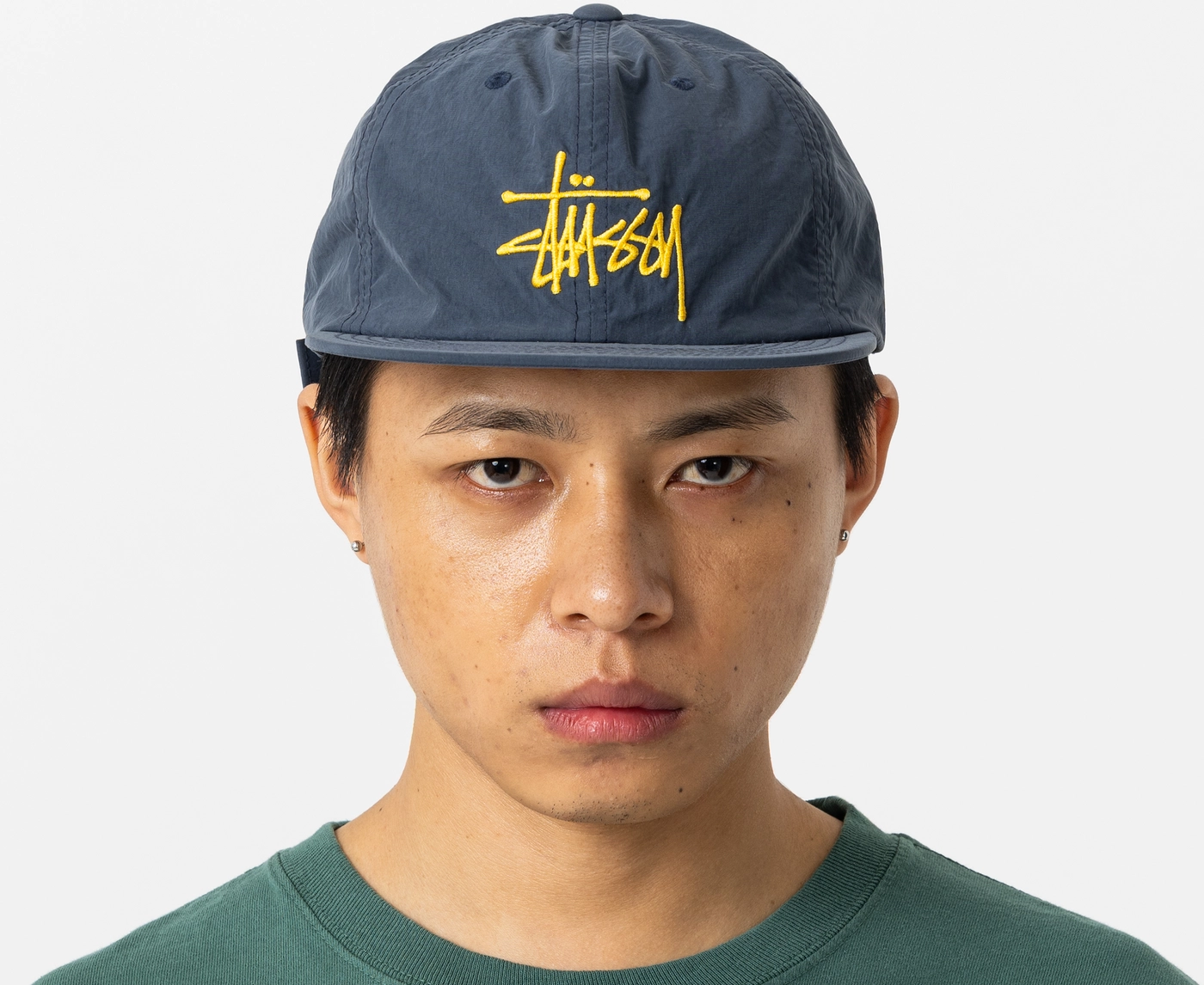 Stüssy - PEACHED NYLON BASIC STRAPBACK CAP - VegNonVeg