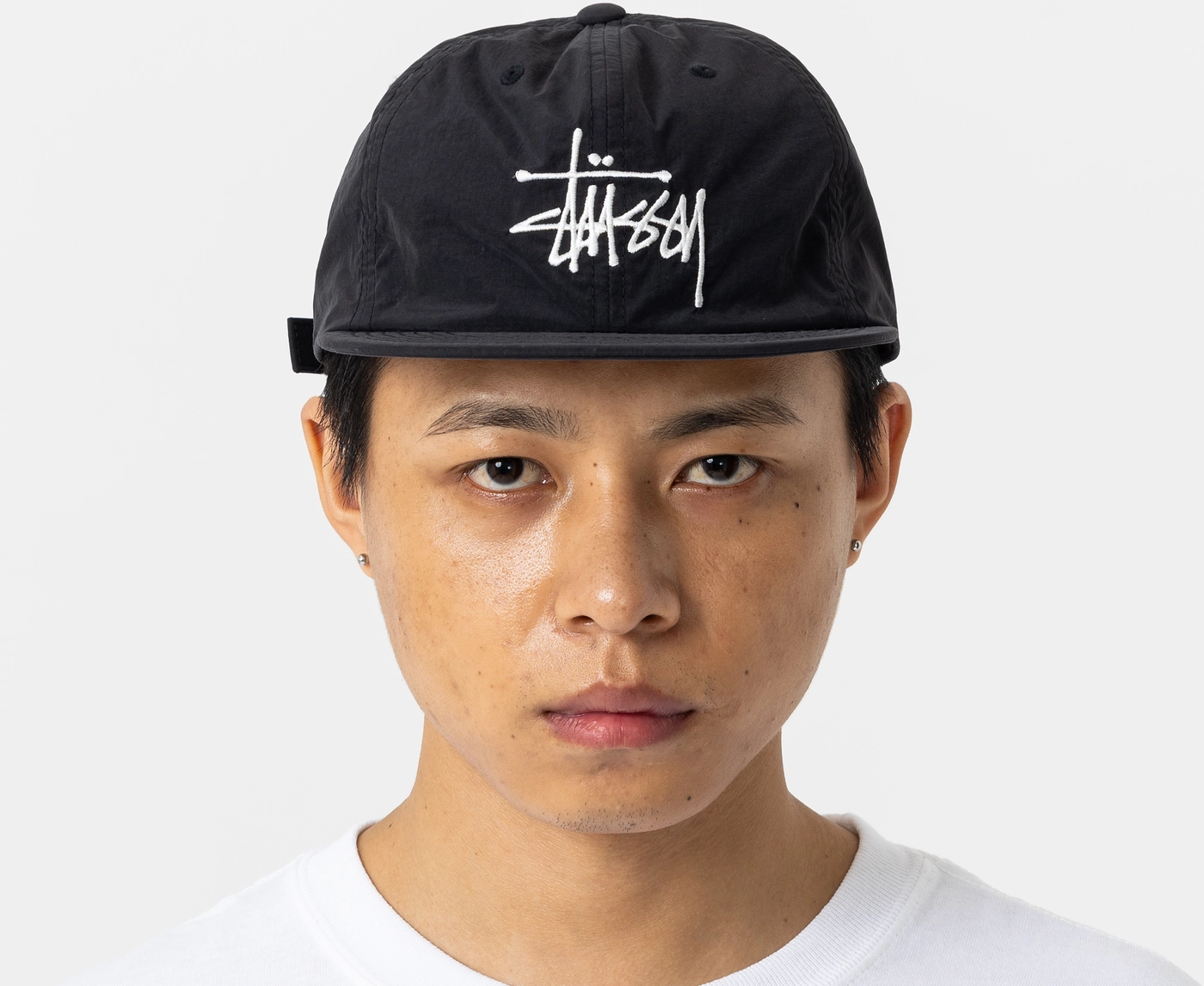 Stüssy - PEACHED NYLON BASIC STRAPBACK CAP - VegNonVeg