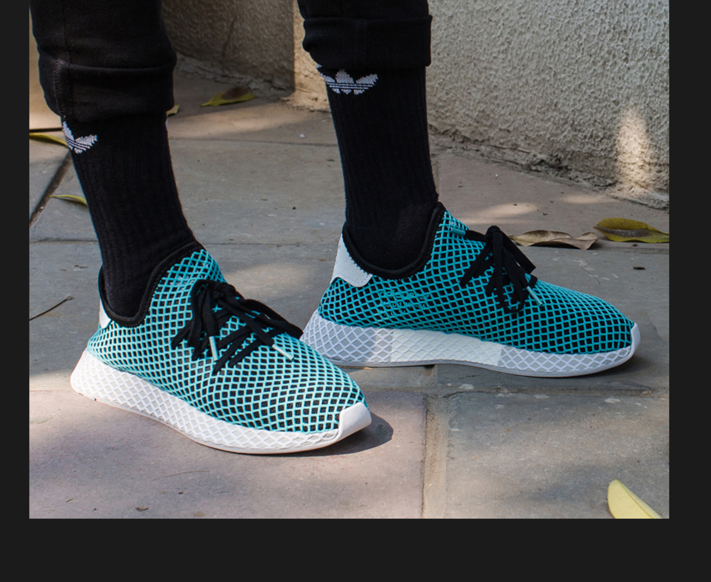 %Adidas Original Parley Shoe 13 Blue Mens Deerupt / A 51 Adidas uses Parley ocean plastic to update one of its  main image 3