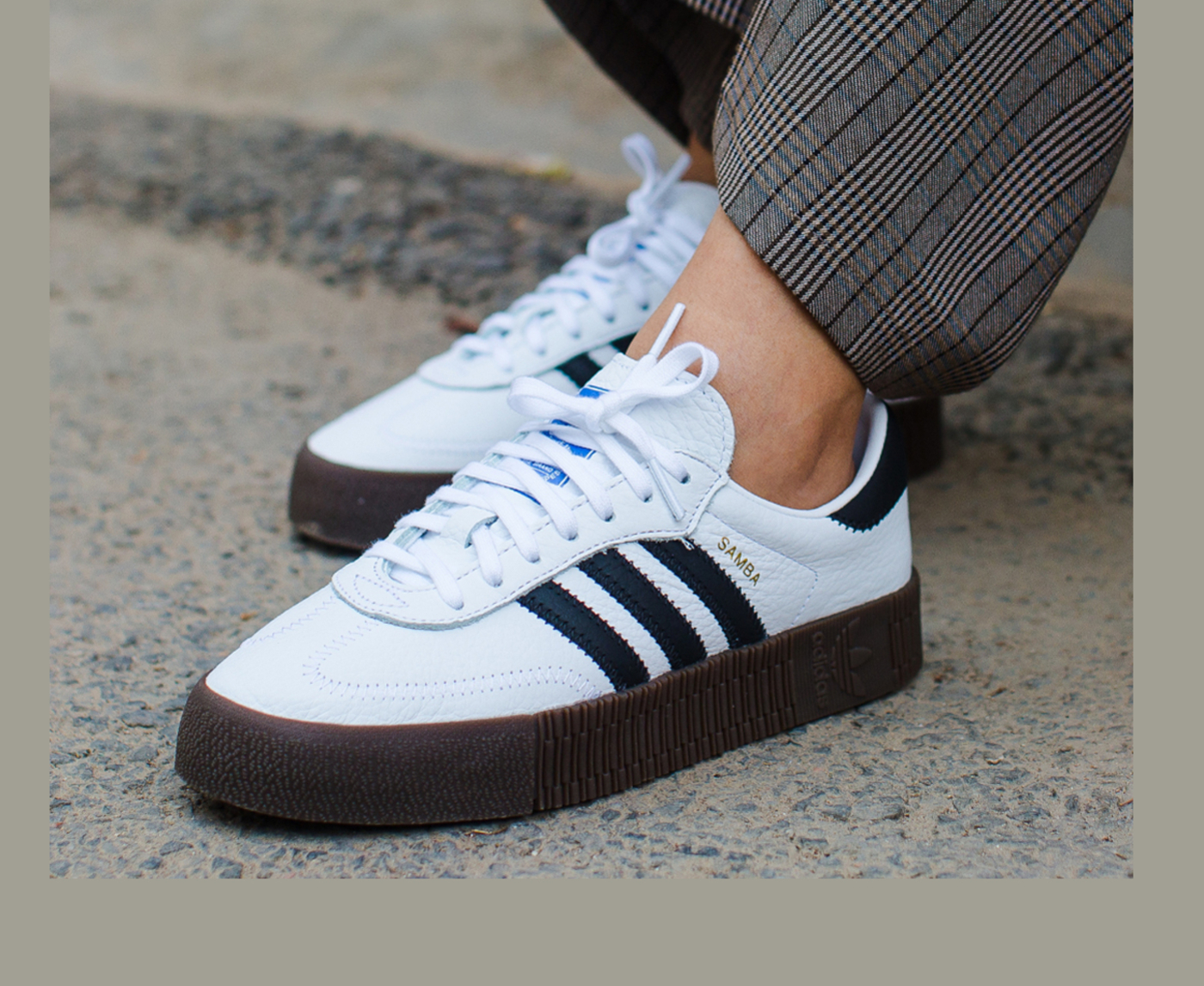 Adidas Originals Buy Adidas Originals Sambarose White Black Online At Vegnonveg.Com VegNonVeg