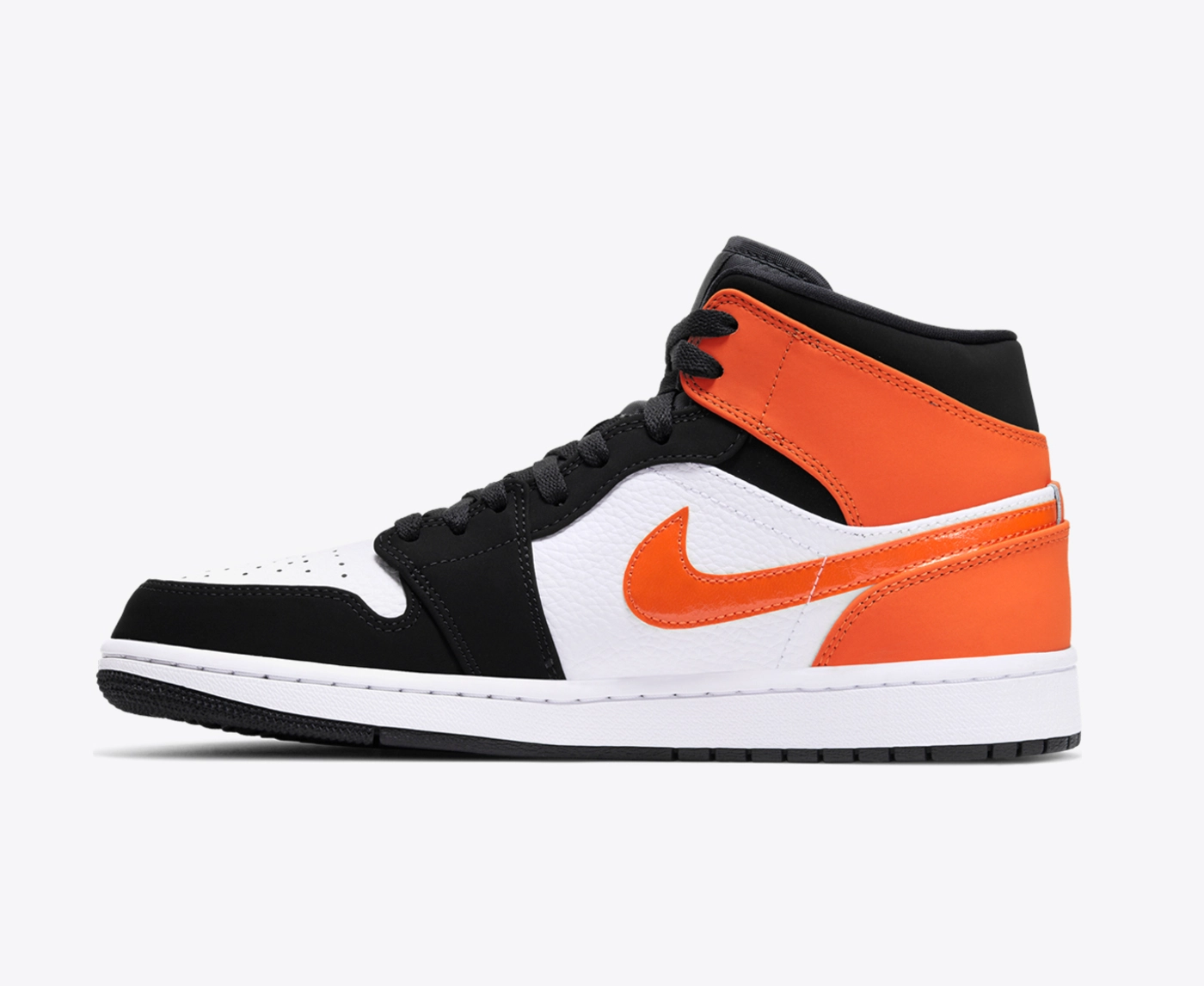 Jordan AIR JORDAN 1 MID BLACK STARFISH STARFISH WHITE VegNonVeg