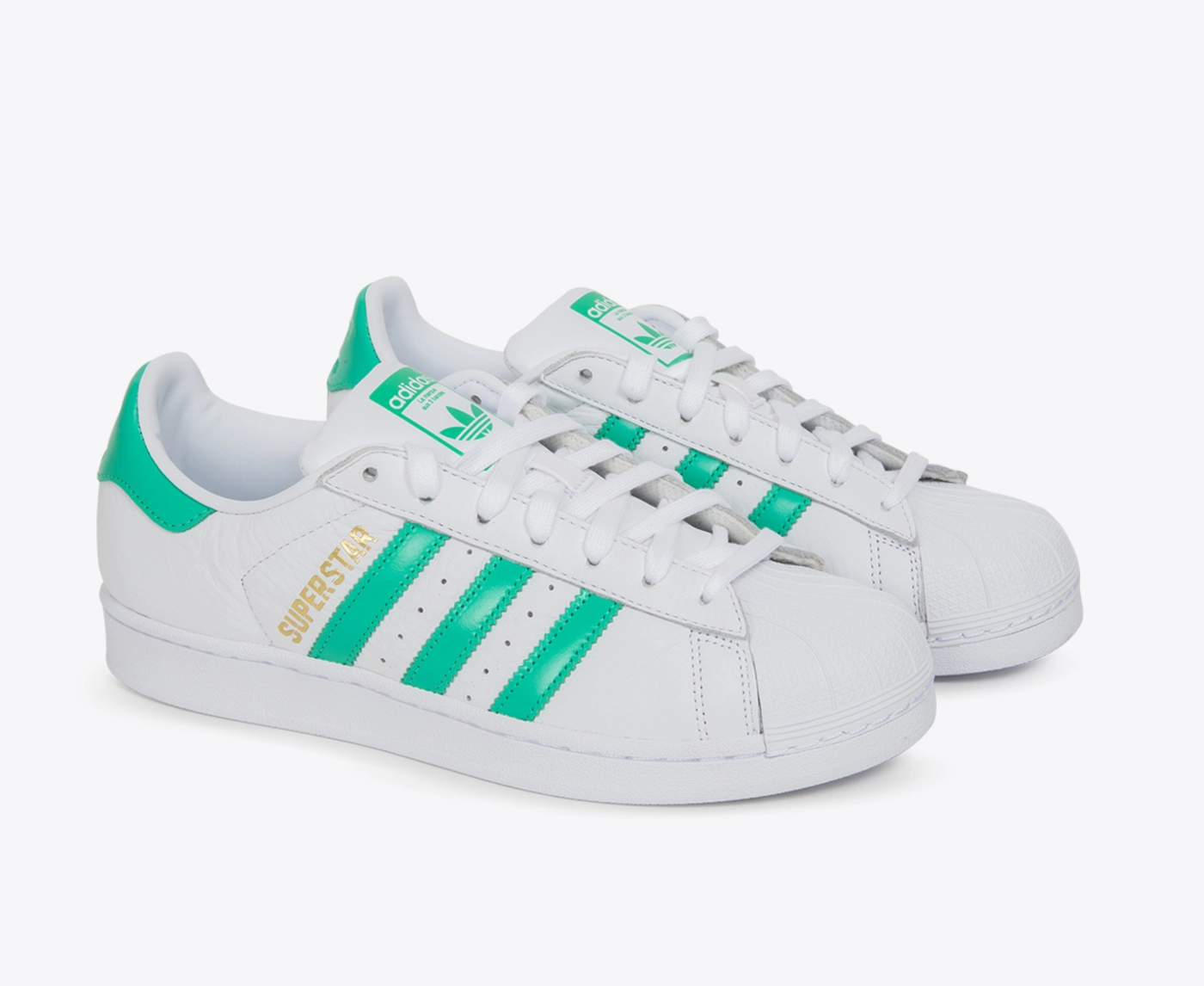 adidas Superstar ホワイト/グリーン シューズ Amazon.co.jp: [アディダス] スーパースター SUPERSTAR フット