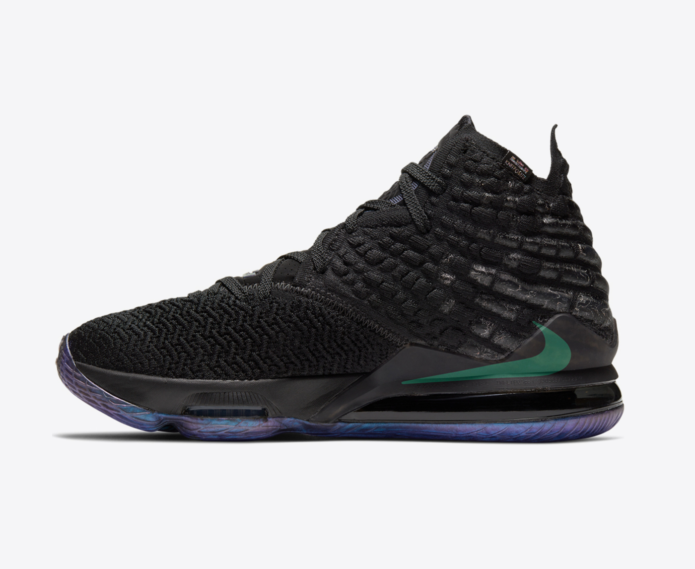 シューズ(男性用) Lebron XVII Black Noir Nike - 1 - VegNonVeg