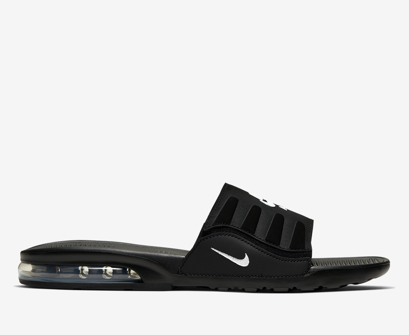 Nike AIR MAX CAMDEN SLIDE BLACK WHITE NOIR BLANC