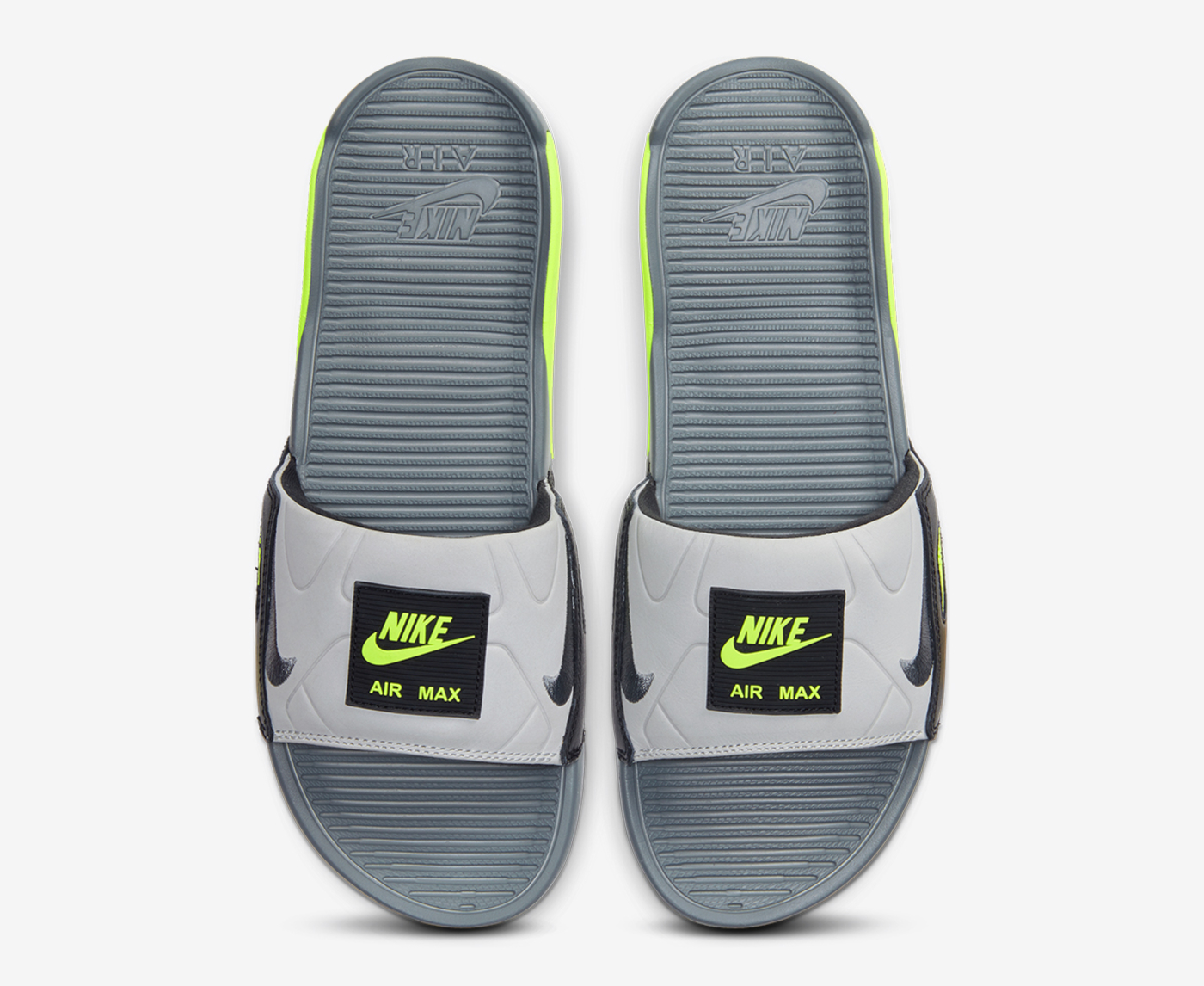 Nike NIKE AIR MAX 90 SLIDE SMOKE GREY SMOKE GREY VOLT BLACK