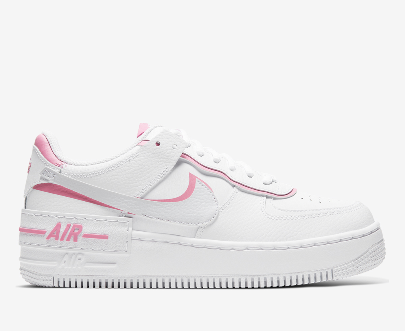 Nike - AIR FORCE 1 SHADOW 'PHANTOM/RED STARDUST-PINK OXFORD-WHITE' -  VegNonVeg