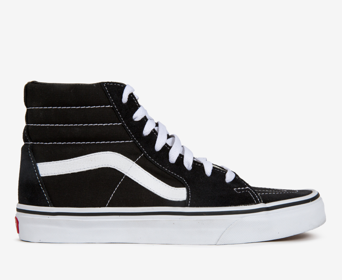 Vans - SK8-HI 'Black/Black/White' - VegNonVeg