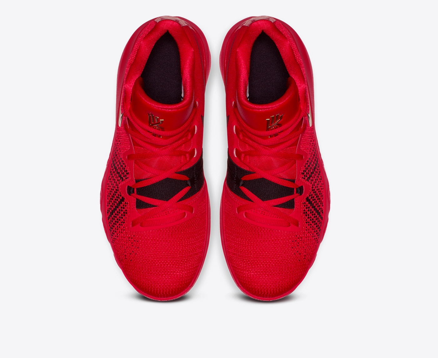 Nike KYRIE FLYTRAP UNIVERSITY RED METALLIC GOLD BLACK VegNonVeg