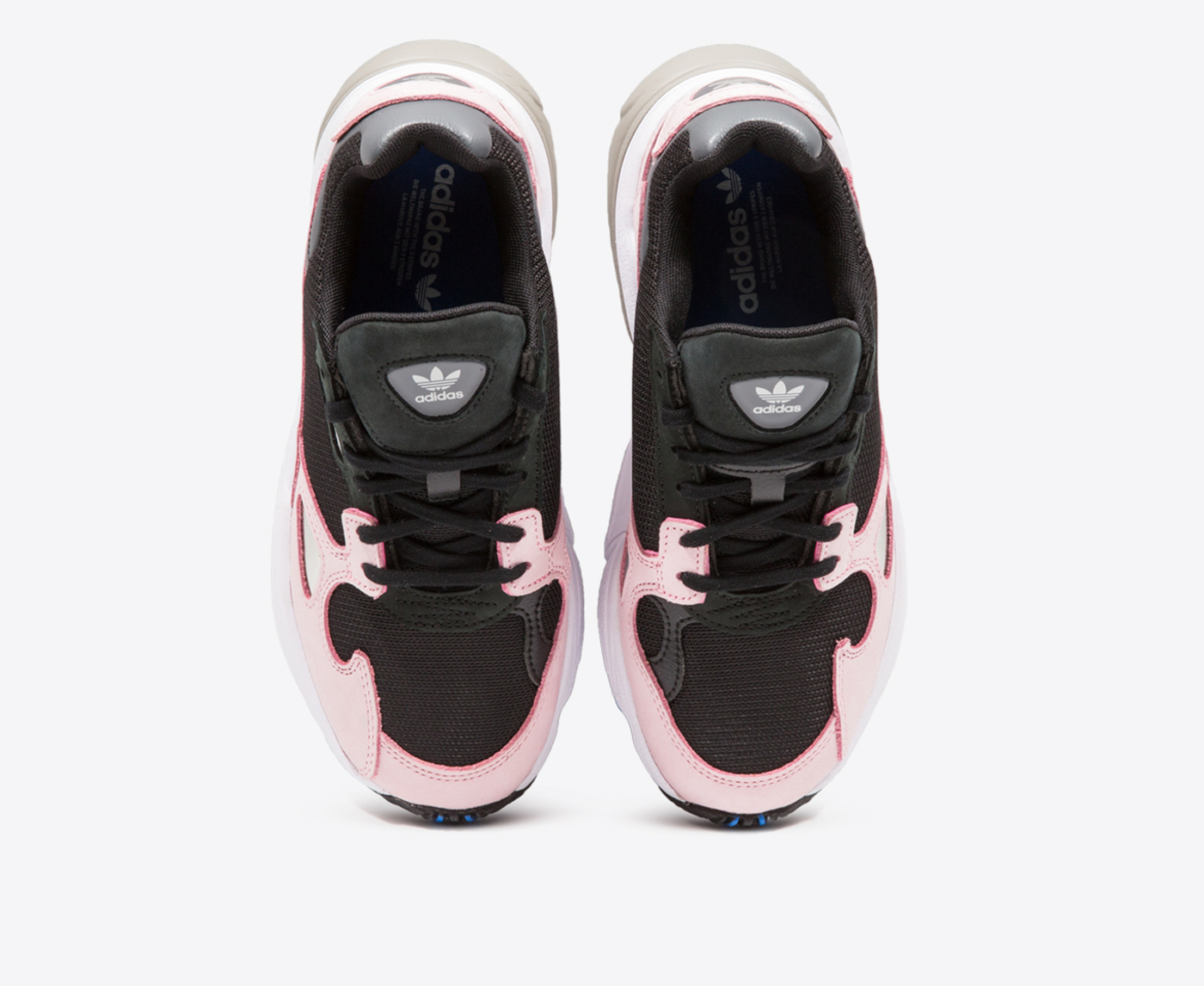 Adidas Originals FALCON W PINK BLACK GREY VegNonVeg