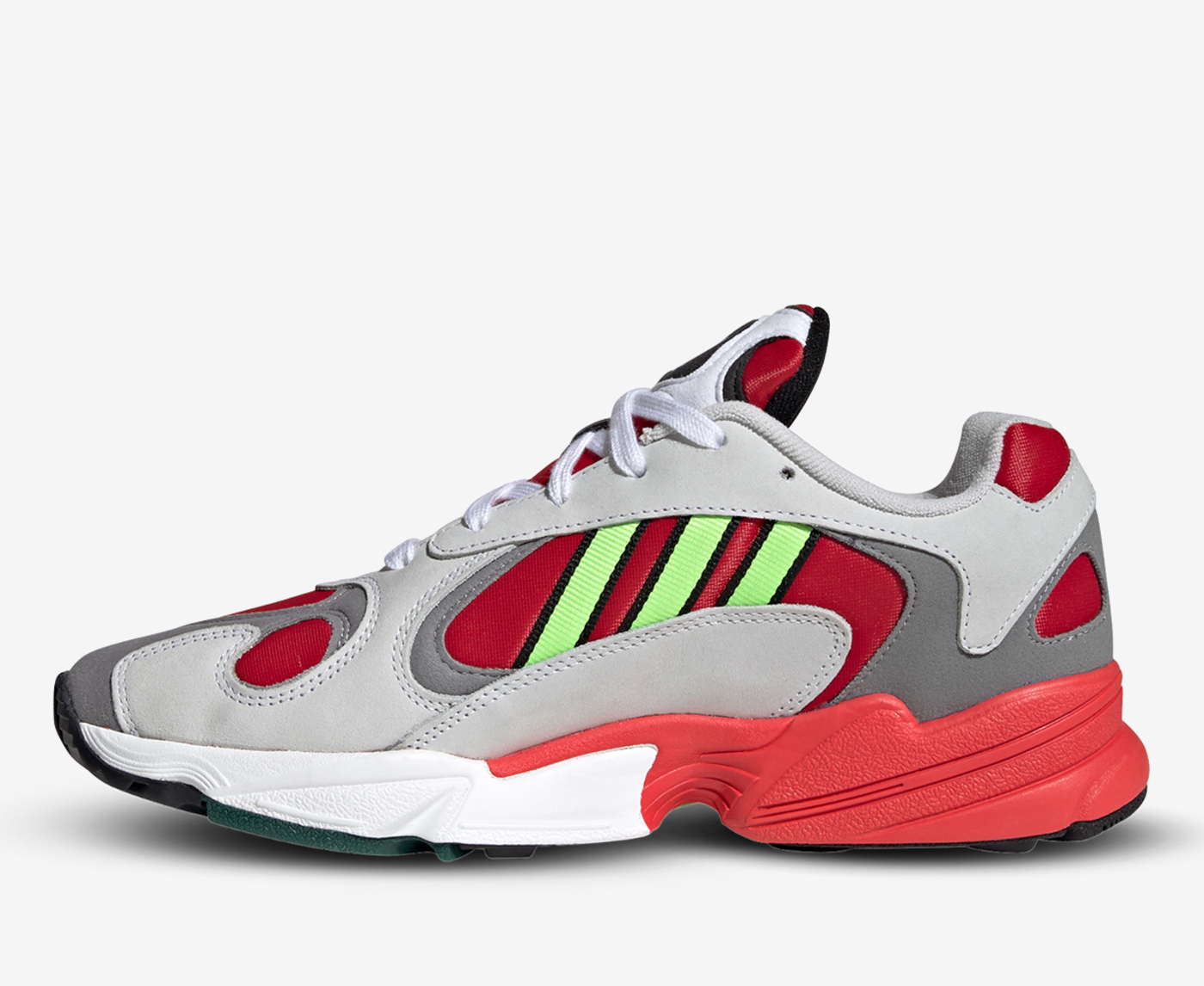 Adidas originals white y red yung 1 clearance sneakers