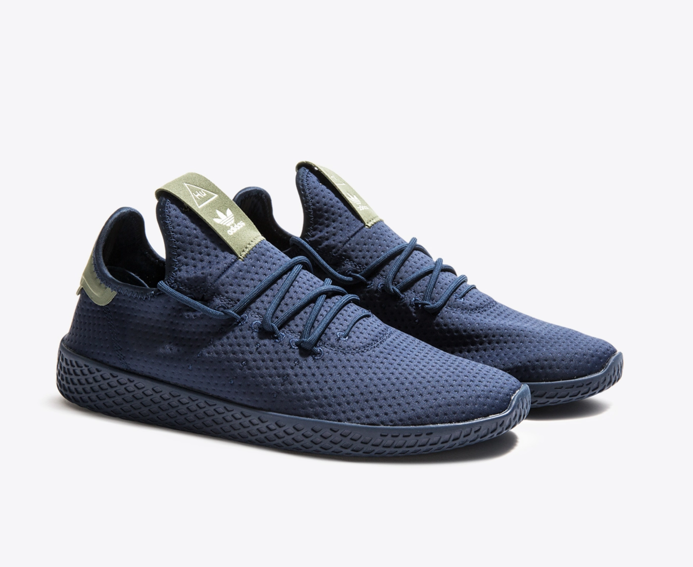 Pharrell williams tennis hu shoes navy best sale