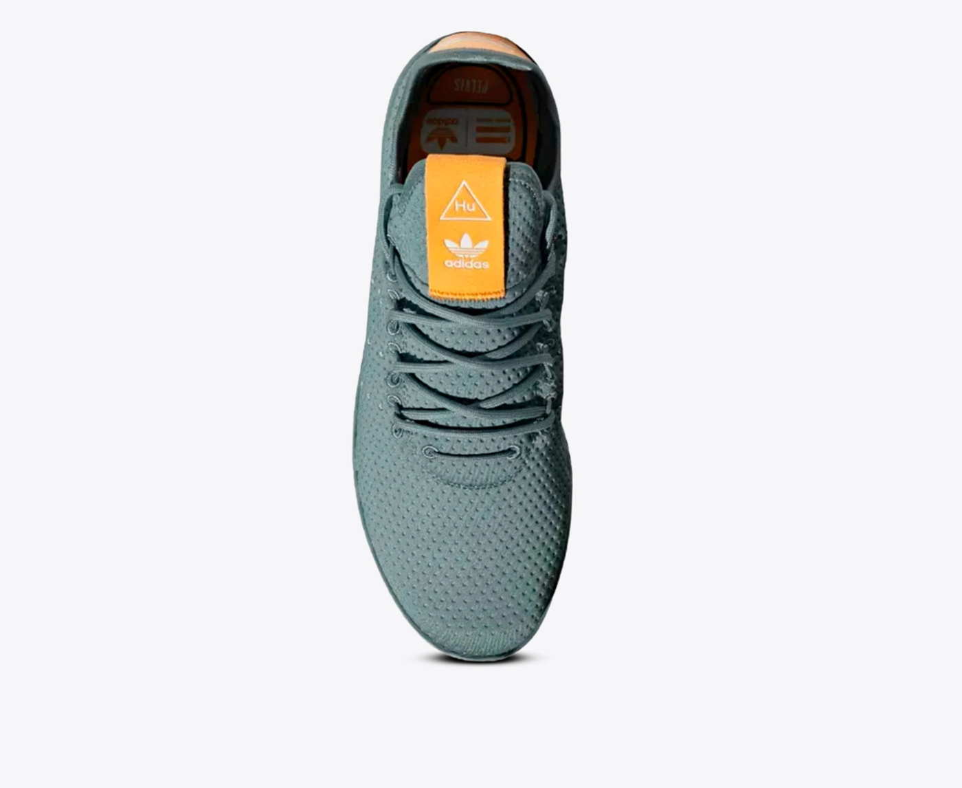 Pharrell williams tennis hu shoes raw green cheap