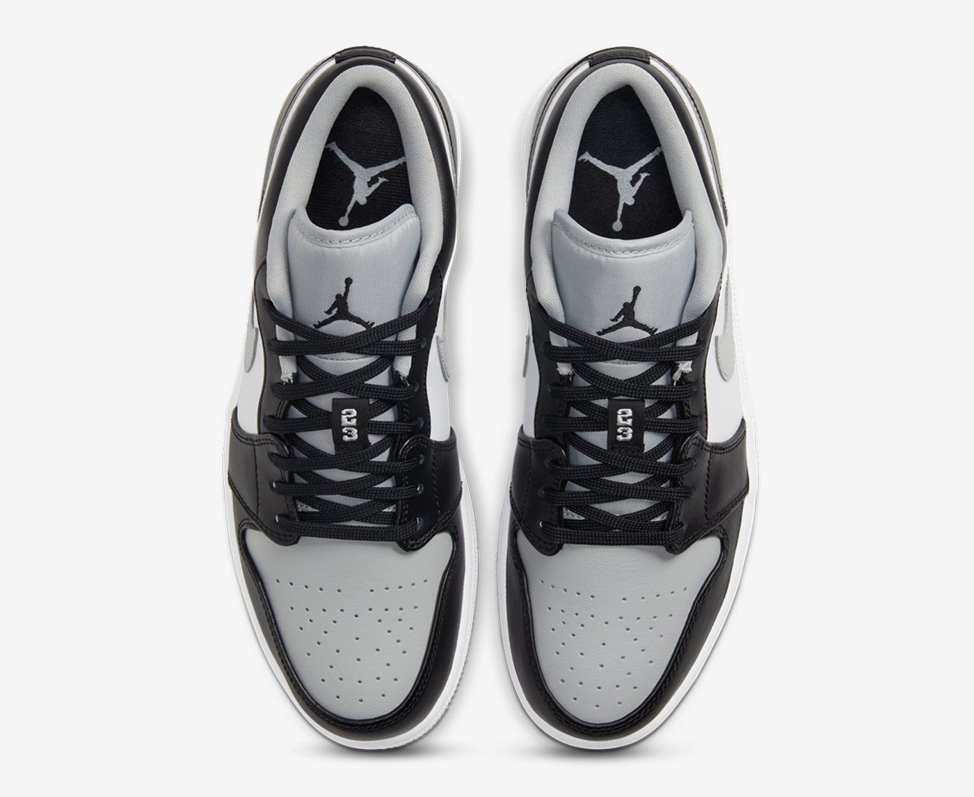 Air Jordan 1 Low Black Medium Grey