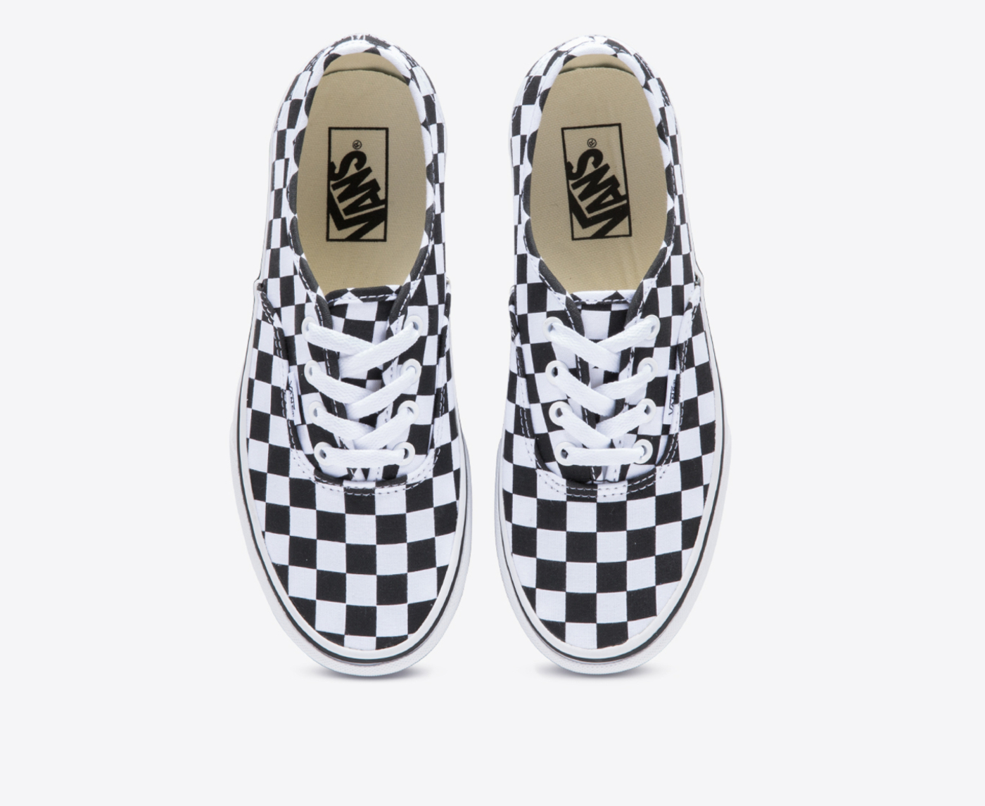 Vans AUTHENTIC PLATFROM 2.0 CHECKERBOARD TRUE WHITE VegNonVeg