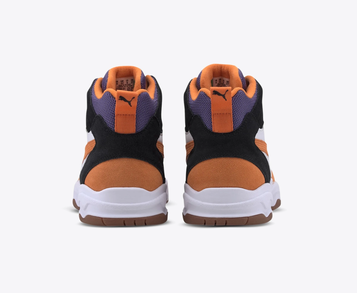 Puma - X THE HUNDREDS Performer Mid 'Puma Black-Persimmon Orange