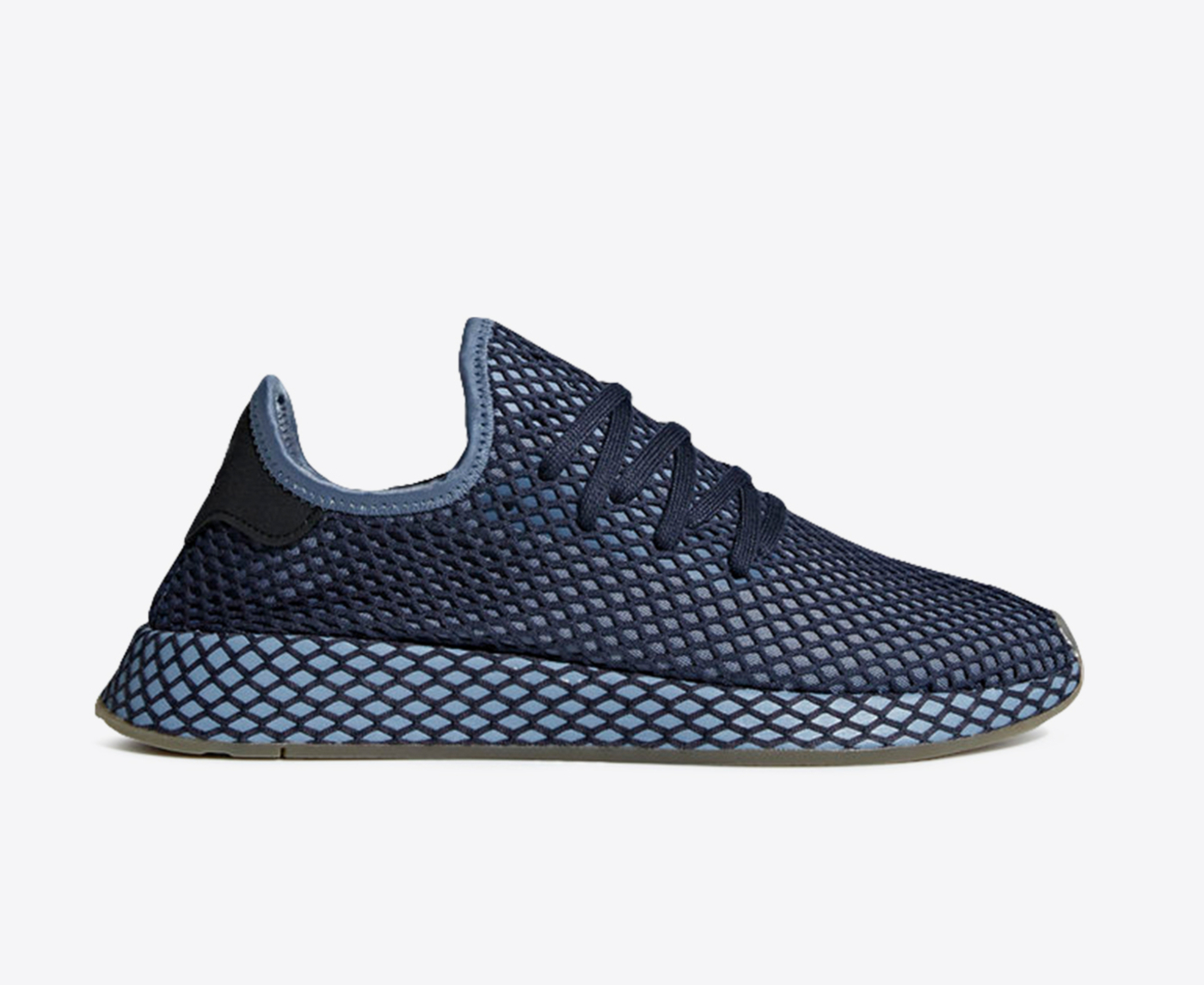 ADIDAS DEERUPT RUNNER B41772 MENS BLUE MESH LACE UP Size 11.5 US adidas Deerupt Runner Sneakers for Men for Sale  main image 4