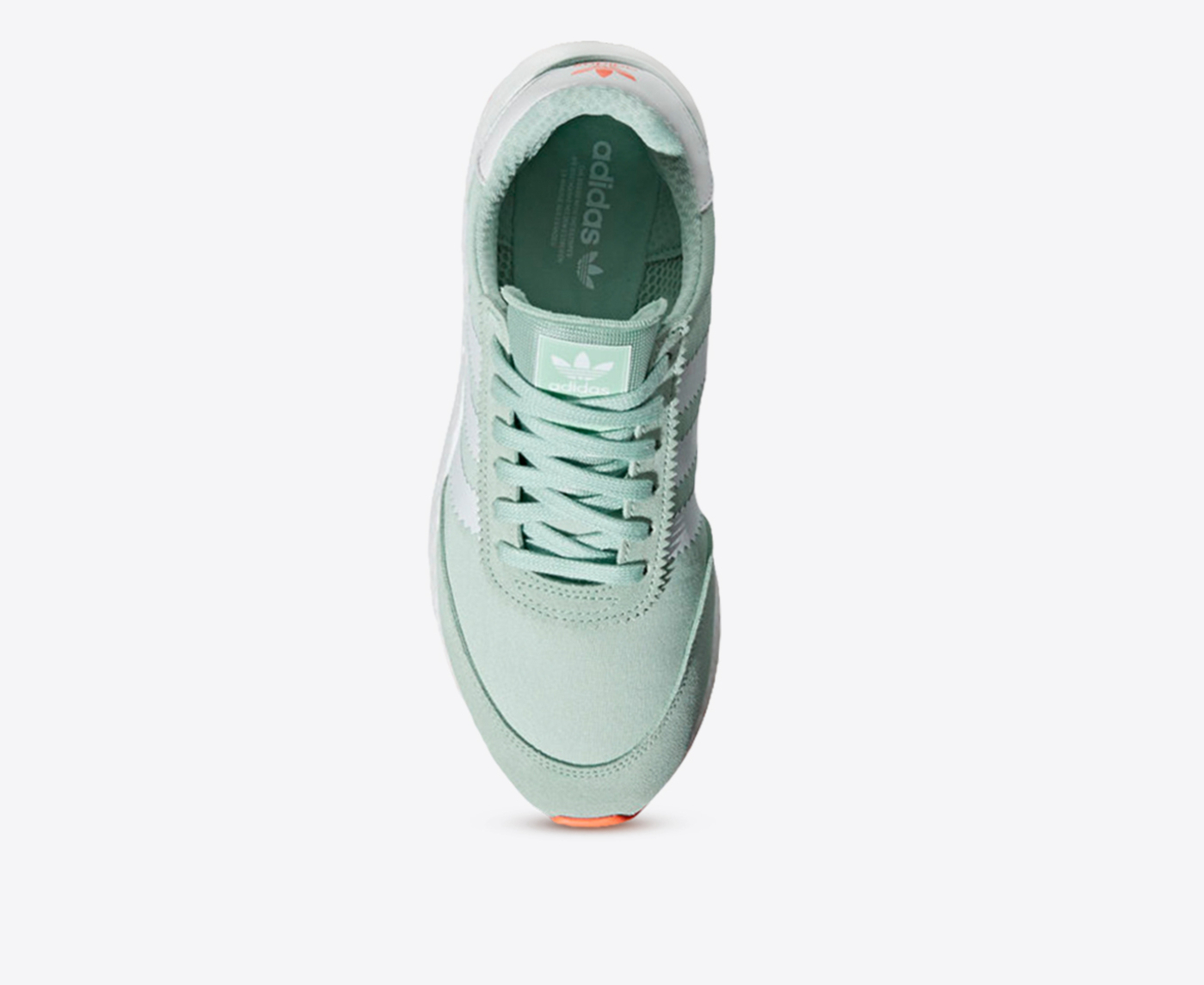 Adidas Originals I 5923 W ASH GREEN S18 CRYSTAL WHITE EASY ORANGE VegNonVeg
