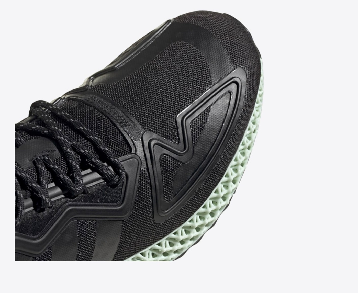 Adidas Originals - ZX 2K 4D 'CBLACK' - VegNonVeg