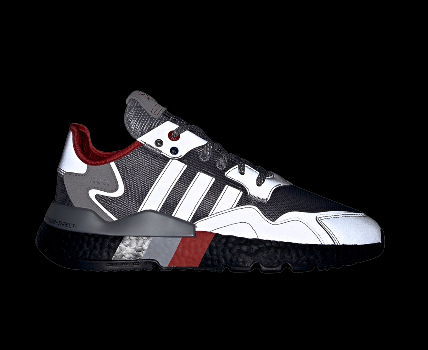 Nite jogger silver metallic store
