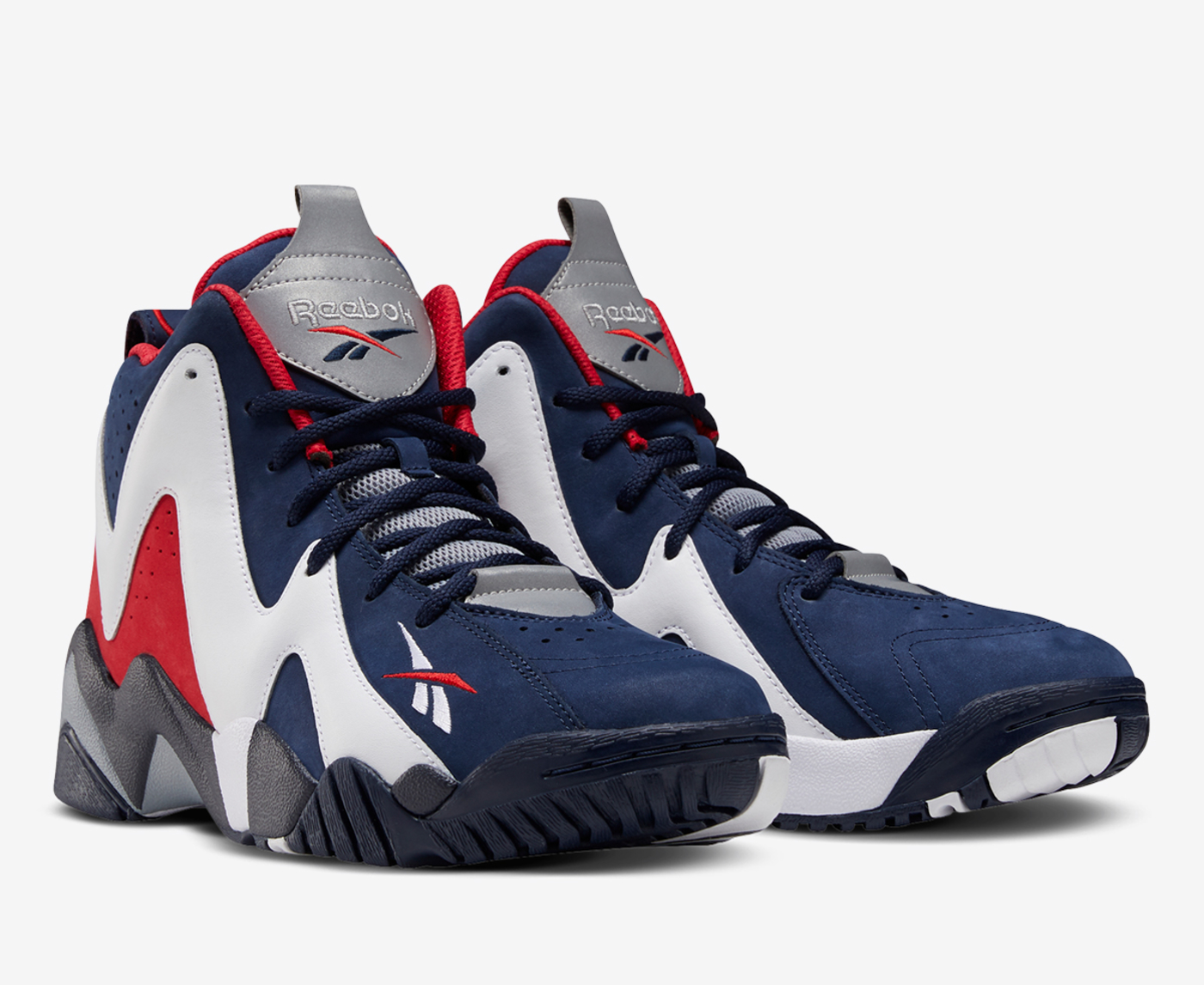 REEBOK KAMIKAZE II VECTOR NAVY WHITE VECTOR RED VegNonVeg