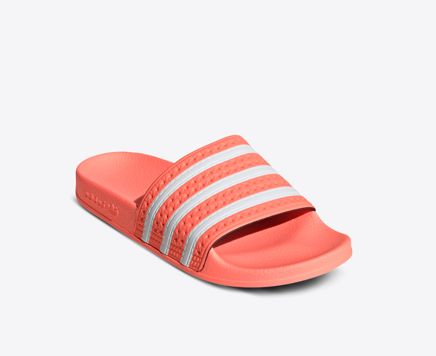 Adidas Originals ADILETTE W SEMI FLASH ORANGE CLOUD WHITE SEMI FLASH ORANGE VegNonVeg