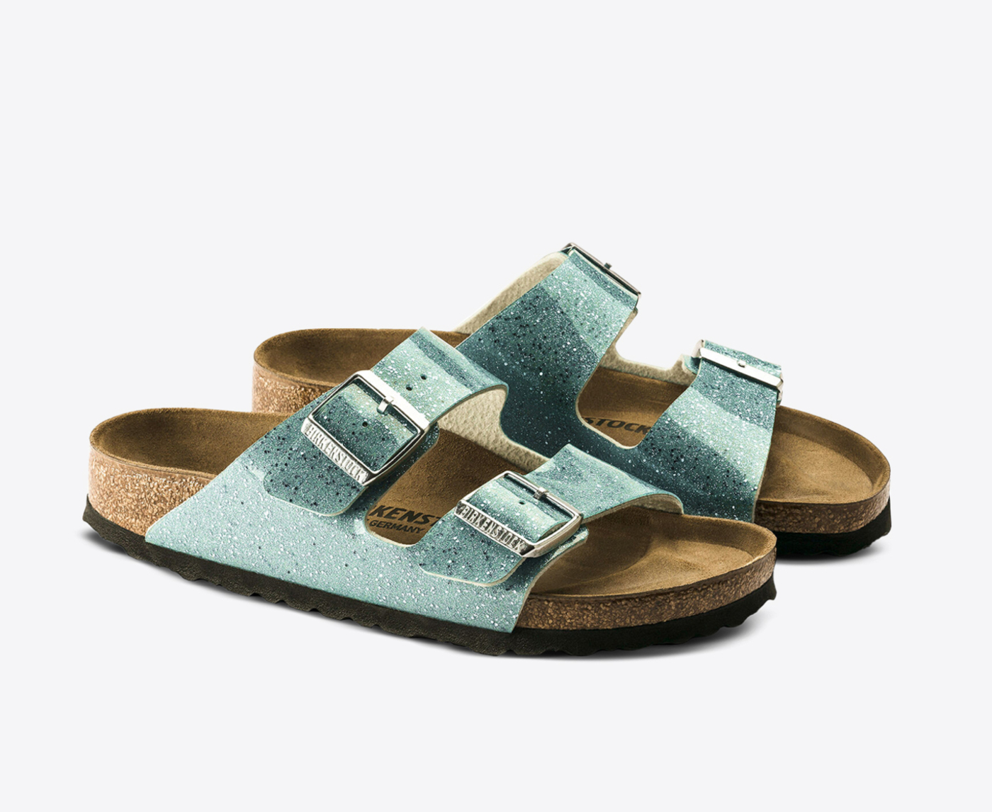 Birkenstock arizona cosmic online sparkle white