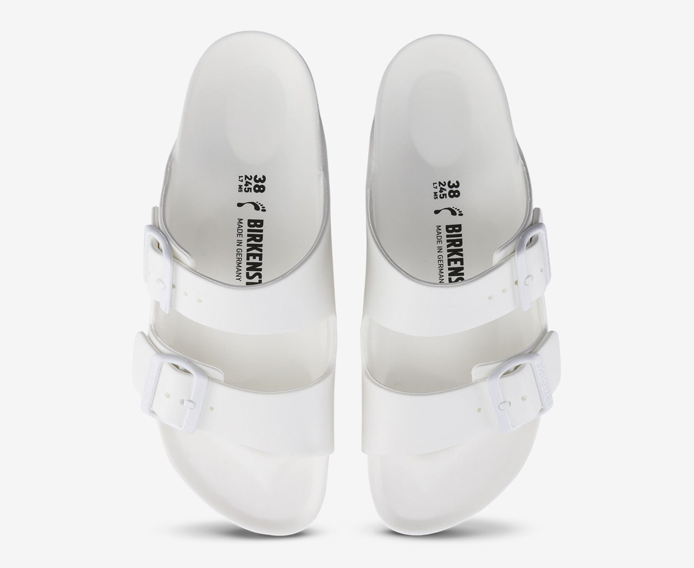 White best sale eva birkenstocks