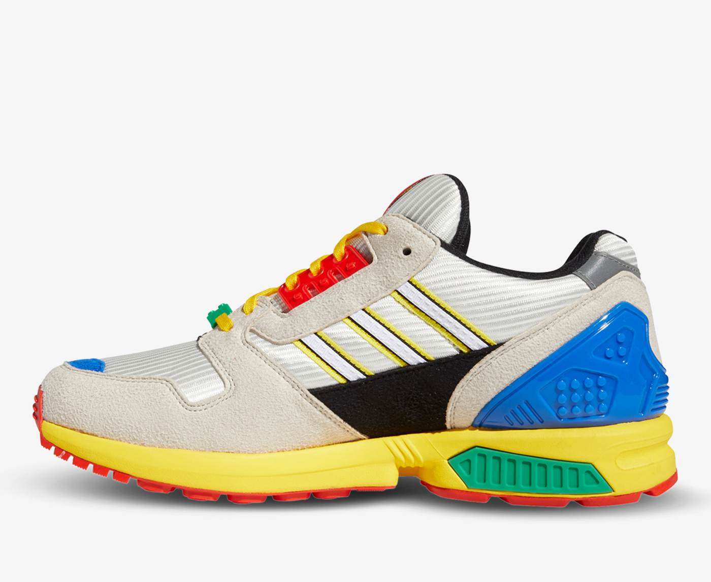 Adidas Originals - ZX 8000 LEGO 'YELLOW/CBROWN/FTWWHT' - VegNonVeg