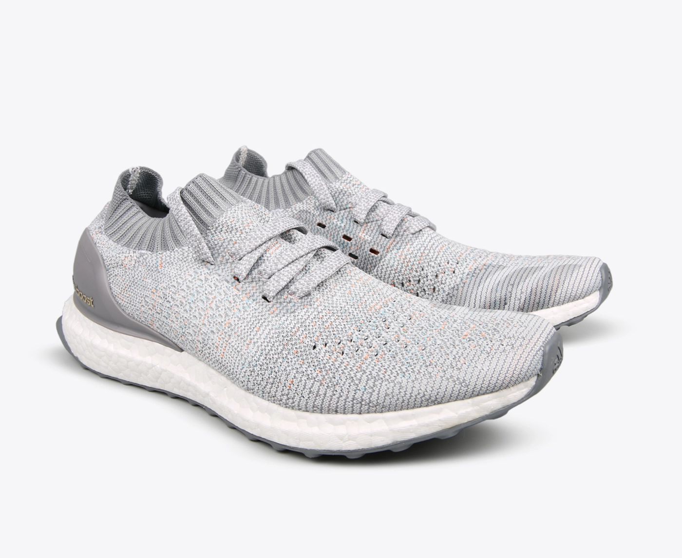 adidas gazelle silver green womens adidas Ultraboost 5X Running Shoes - Solid Grey/Silver Metallic/Beam Orange main image 0