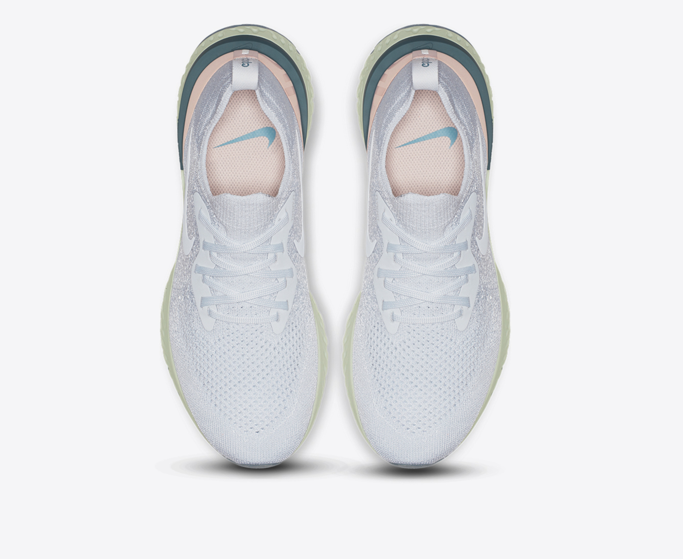 Nike epic react flyknit kids silver outlet