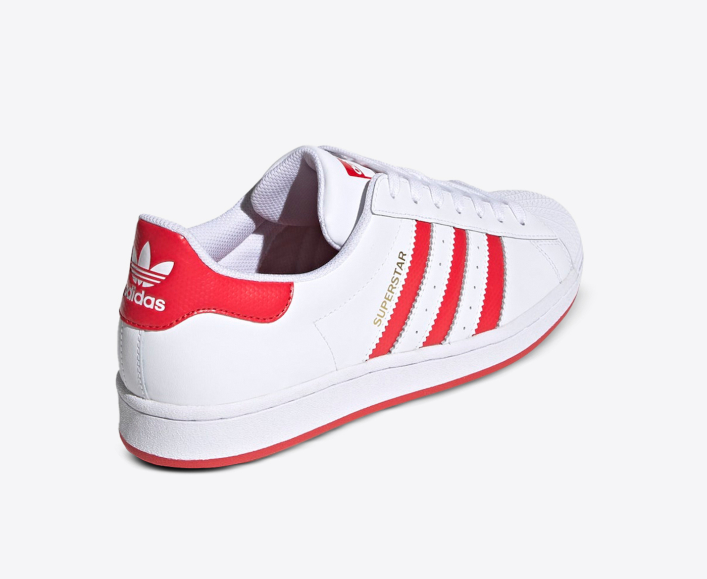 Adidas Originals SUPERSTAR ftwr White lush Red gold Met