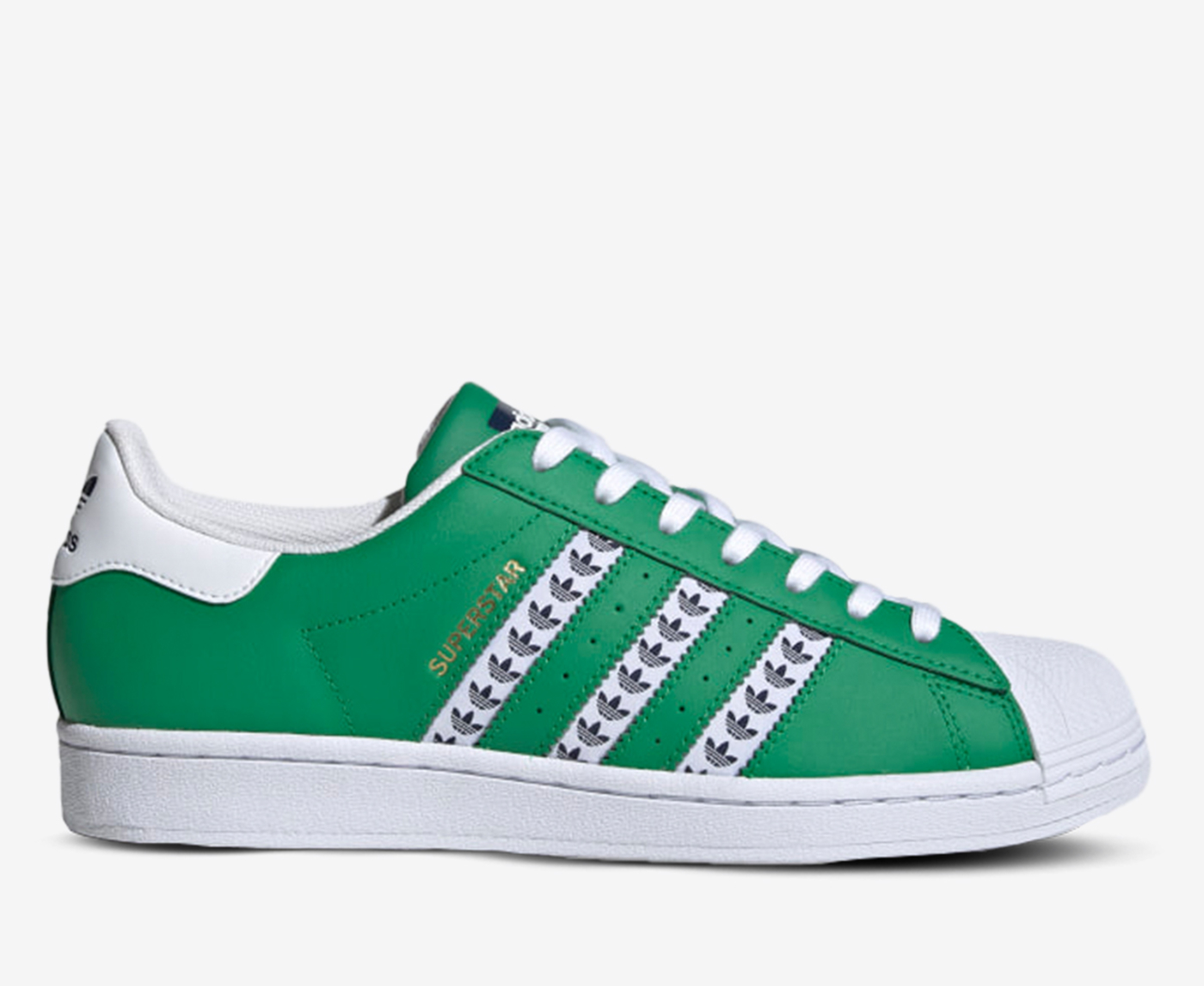 Adidas Originals SUPERSTAR green ftwr White gold Met VegNonVeg