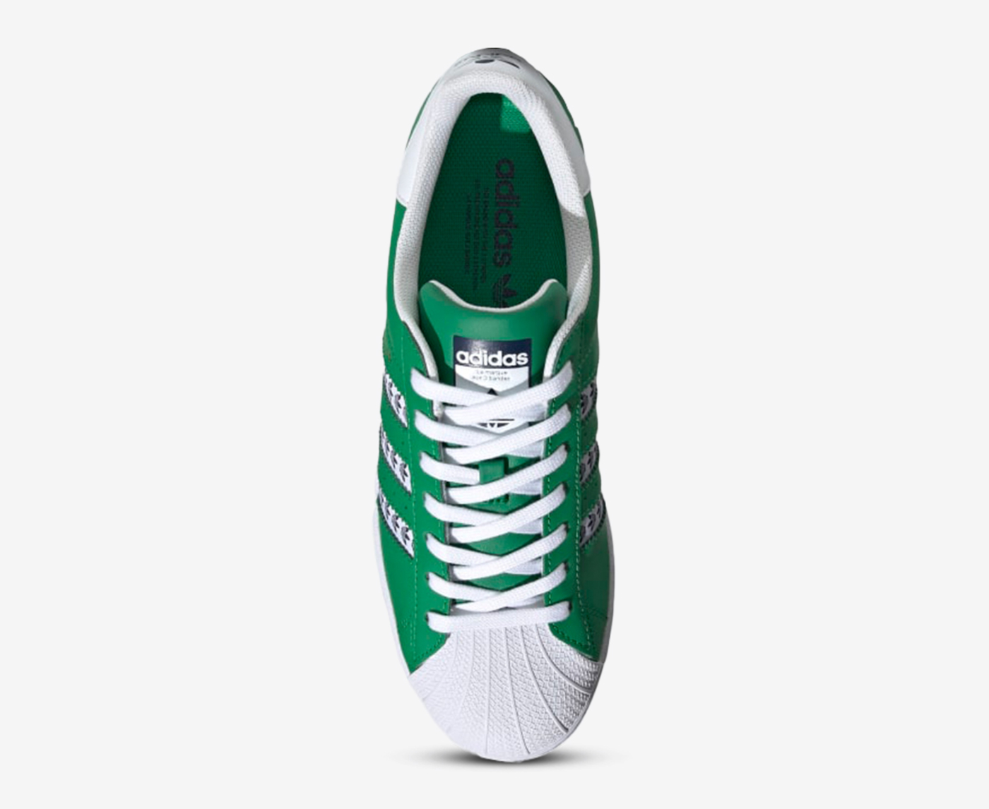 Adidas Superstar In White Green For Men – 4feetshoes