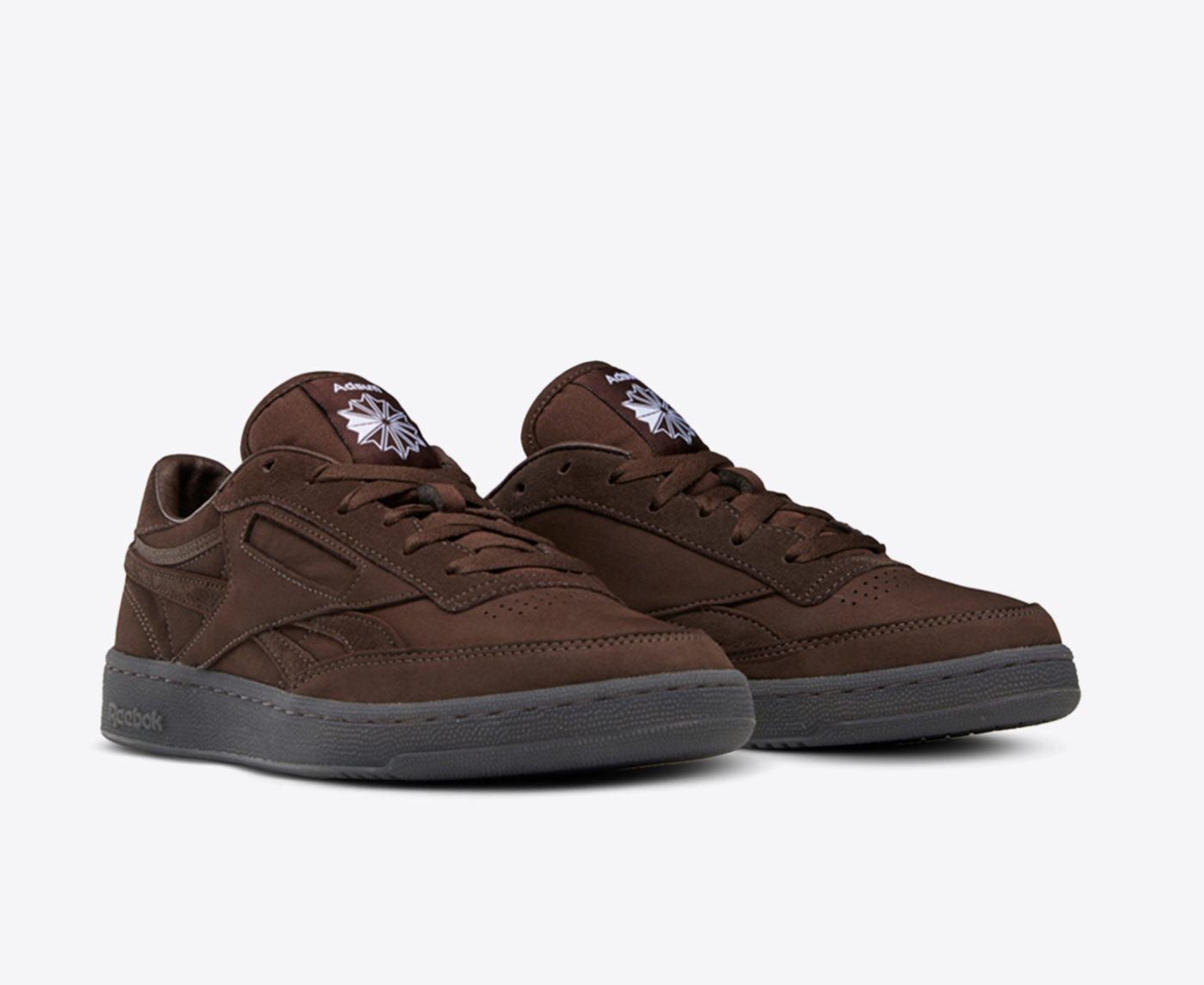 REEBOK X ADSUM CLUB C REVENGE MU dark Brown dark Brown dark Brown VegNonVeg