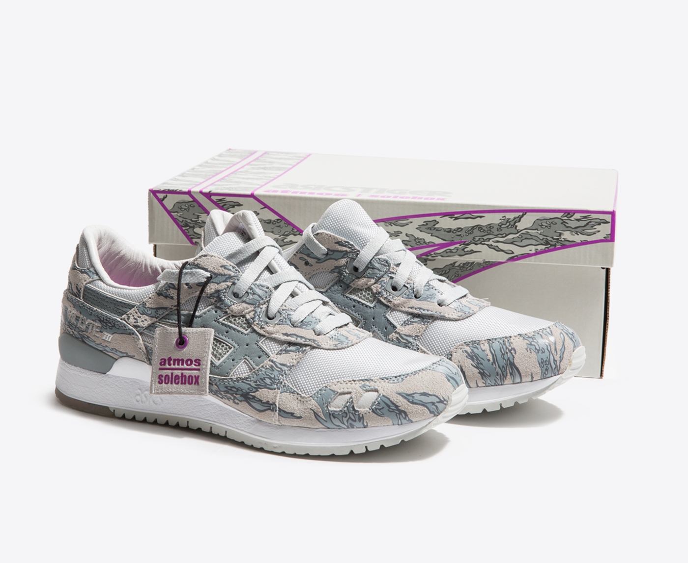 Asics atmos solebox best sale