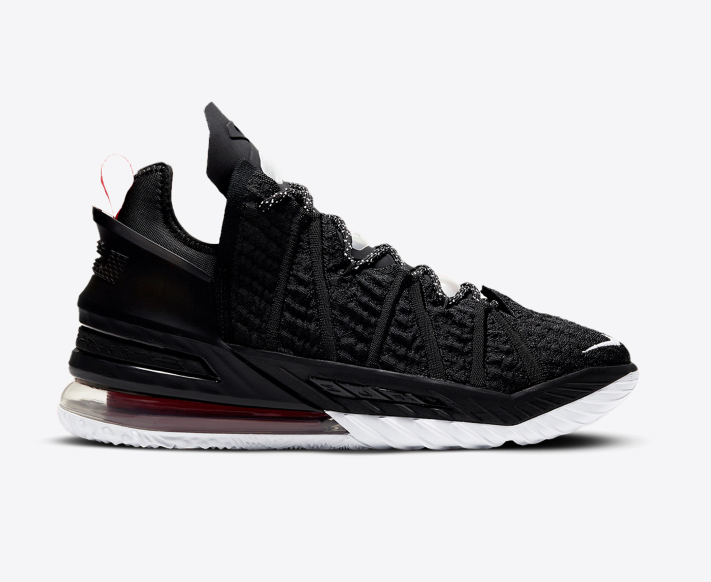 Nike LEBRON XVIII BLACK WHITE VegNonVeg