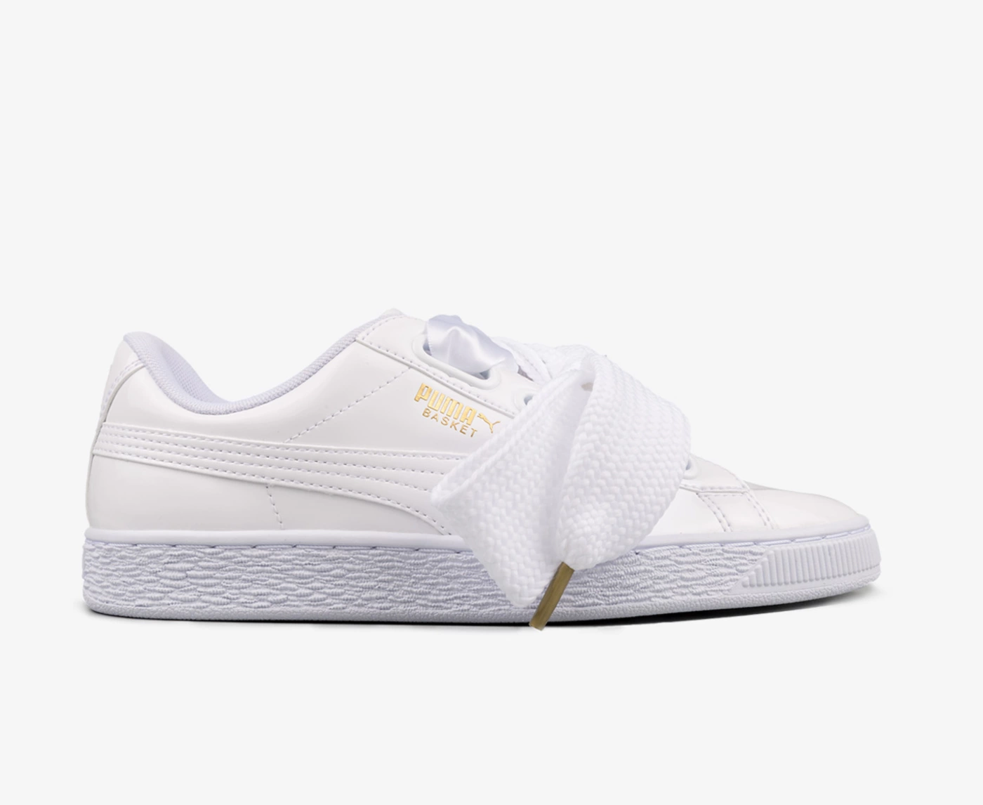 Puma - BASKET HEART PATENT WMNS 'WHITE' - VegNonVeg