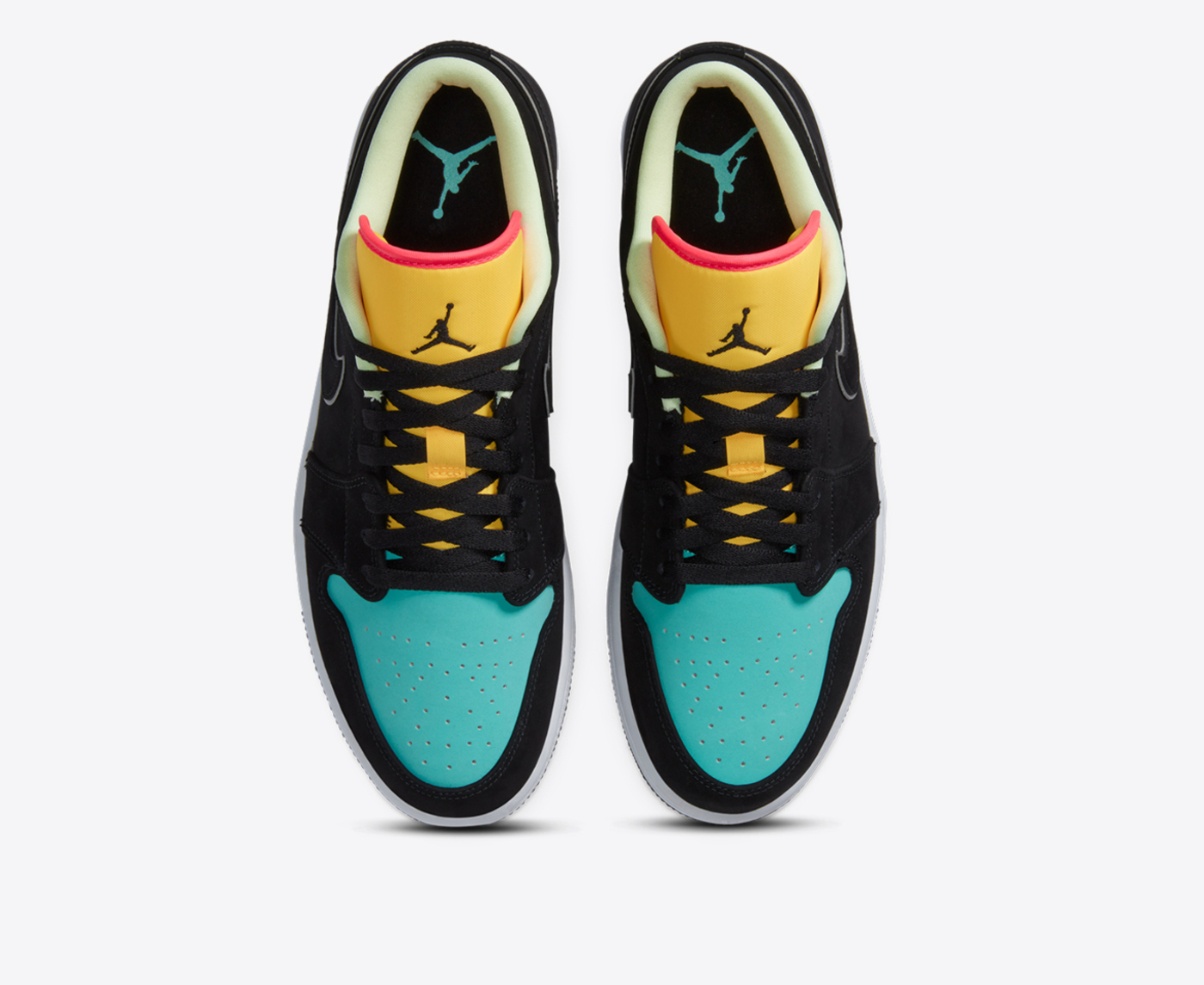★Nike ナイキ Jordan 1 Low Black Aurora Green Laser Orange Bio Hack Low?'UNDERRATED KICKS EP2-JORDAN 1 LOW Aurora Green