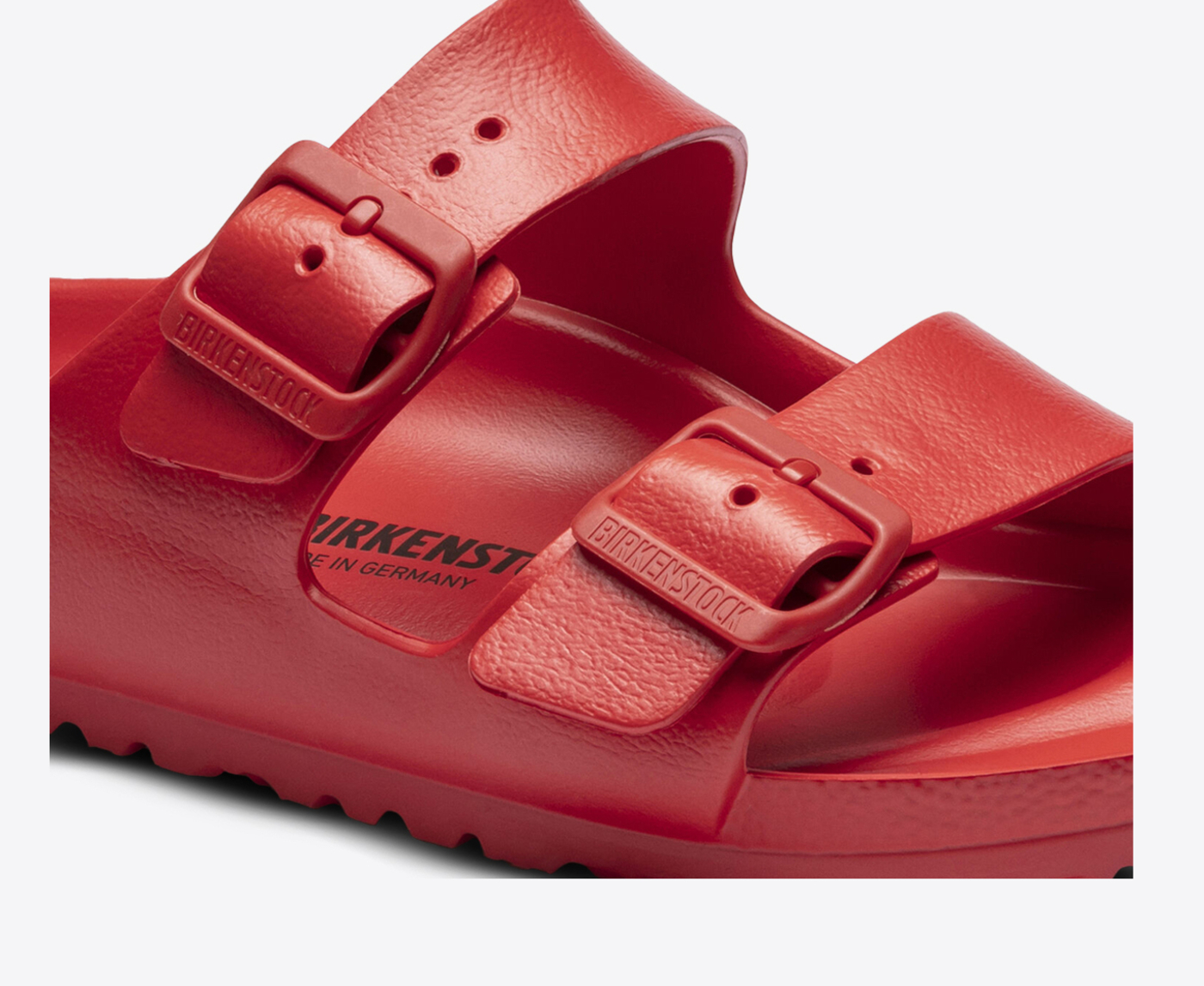 red birkenstock eva