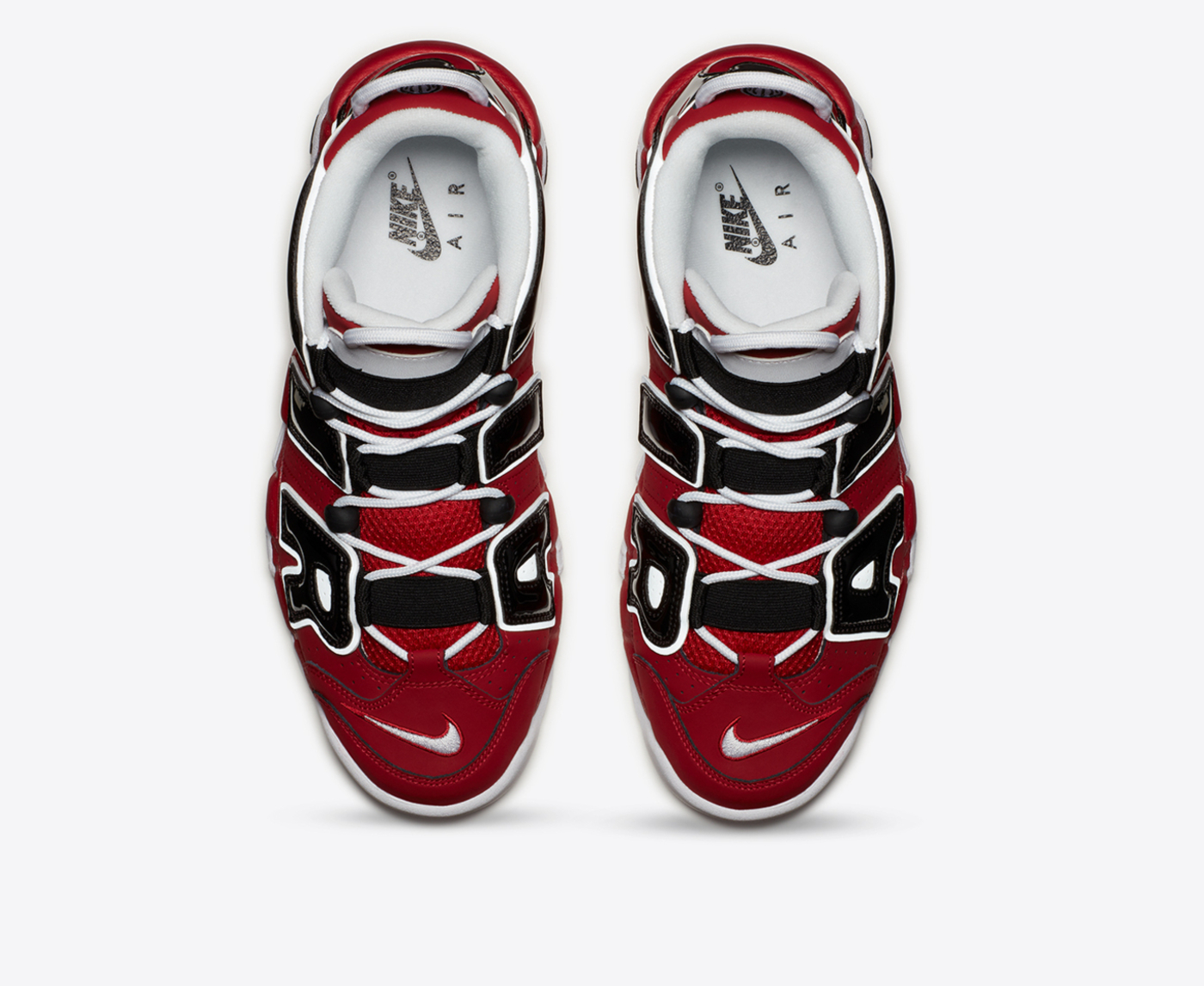 Nike air more uptempo white/black-varsity red best sale